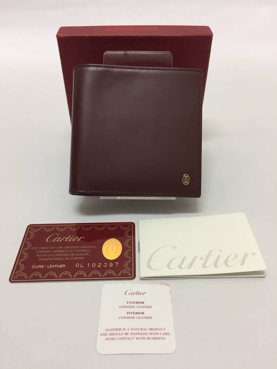 美品！ 格安 ！Cartier カルティエ パシャ ボルドー ワイン