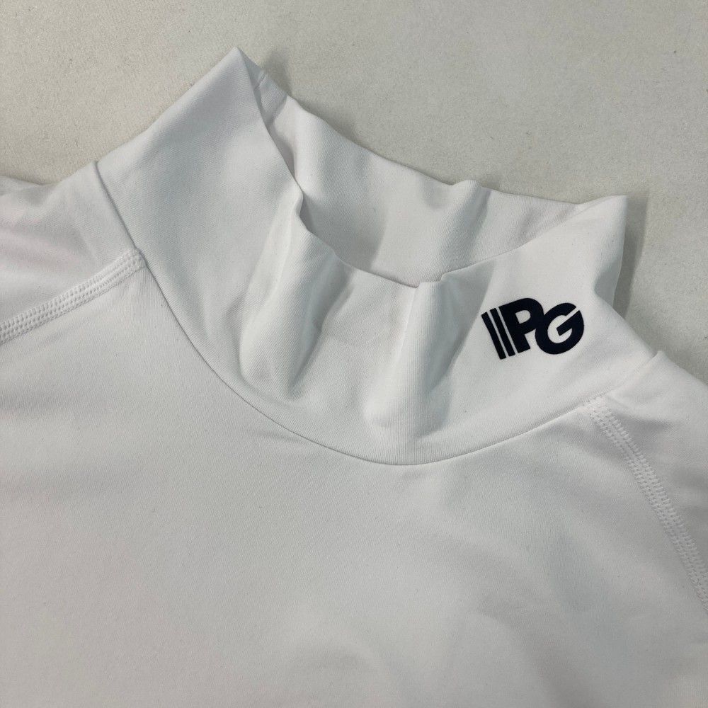 サイズ：5 PEARLY GATES パーリーゲイツ 053-2266801 長袖ハイネックTシャツ  ホワイト系 [240101463689] ゴルフウェア メンズ ストスト サイズ：5 PEARLY GATES パーリーゲイツ 053-2266801 長袖