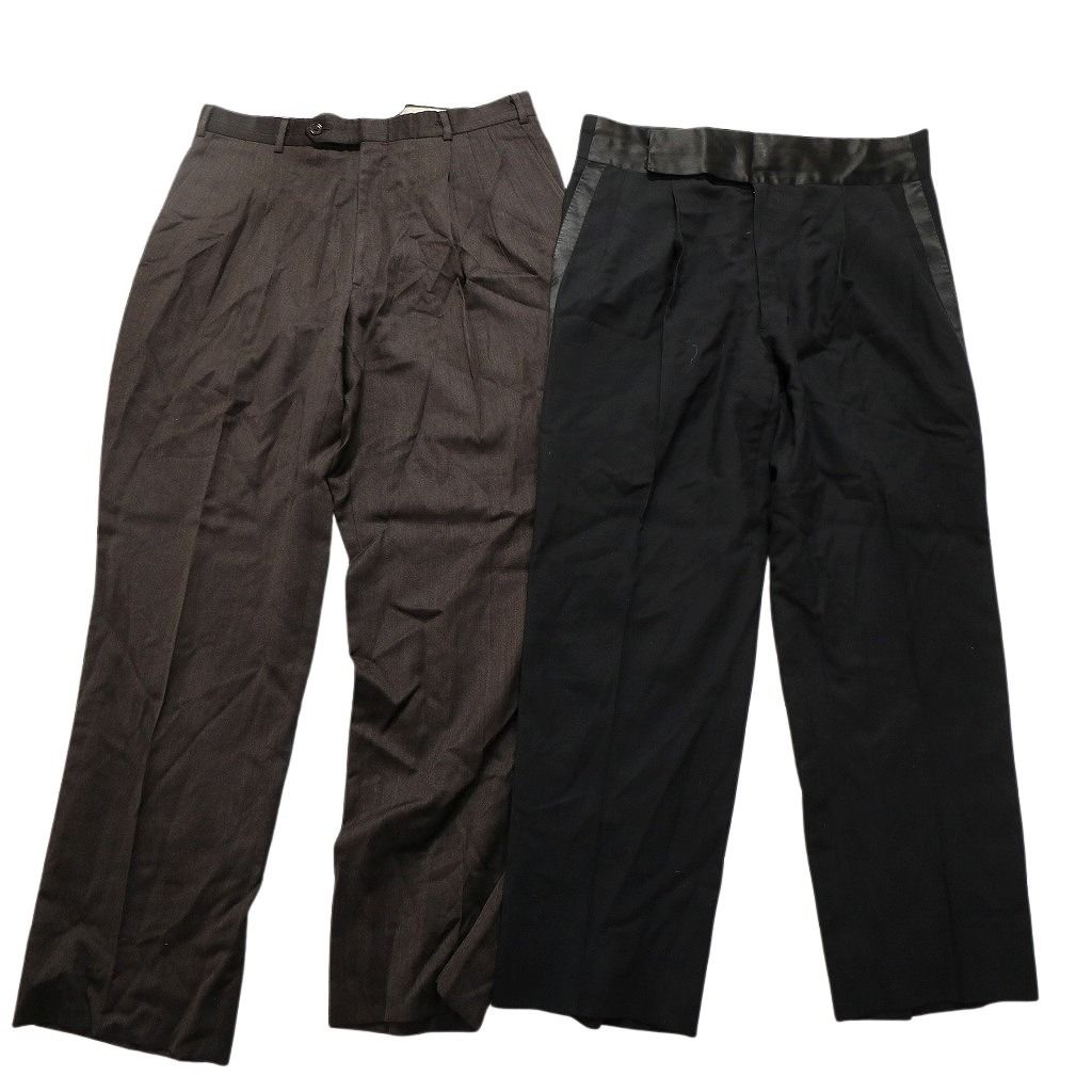 古着卸 80S スラックス パンツ 8枚セット メンズ 36 38 40 ロケットタロン センタープレス 古着 NB9741 KIN-KAAI_COM