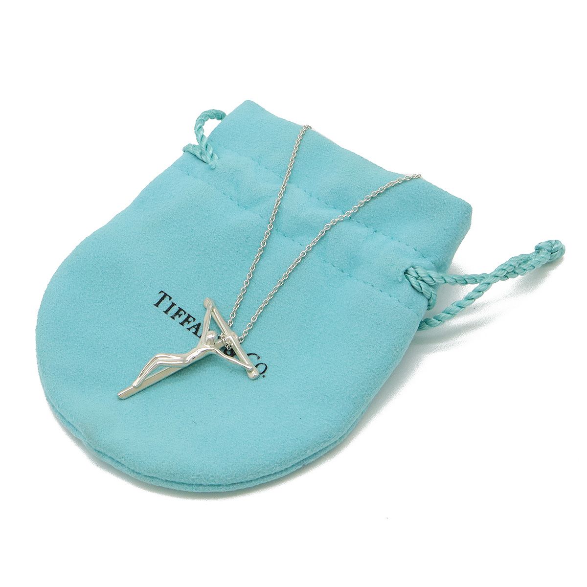 TIFFANY&Co. ティファニー エルサペレッティ クロスフィックス ロザリオ 十字架 ネックレス ペンダント SV925 Ag925 シルバー
