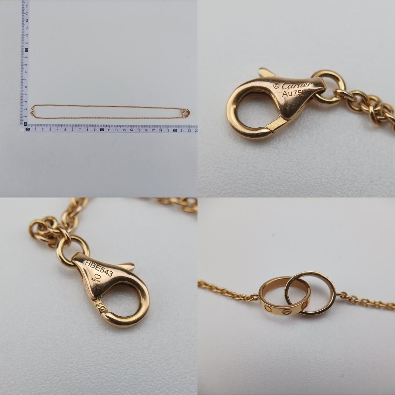 カルティエCartierベビー ラブゴールドAU750B7212300HBE543