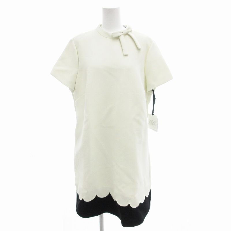 RED VALENTINO リボン ワンピース サイズ38 (レッド RED VALENTINO リボン ワンピース サイズ38 (レッド