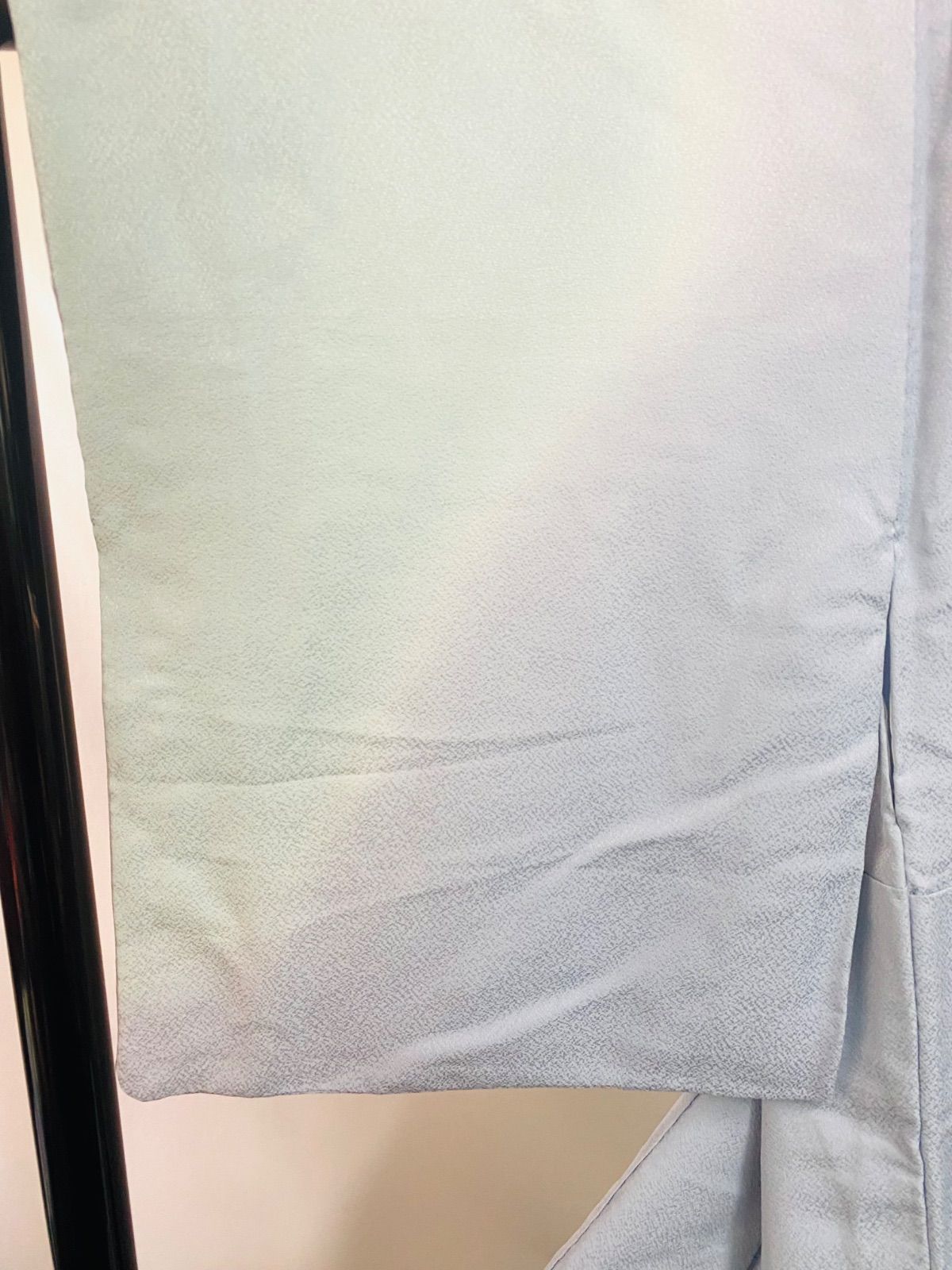 着物 訪問着 付け下げ 正絹 袷 グラデーション 青系 花柄 着物 和装 OME330