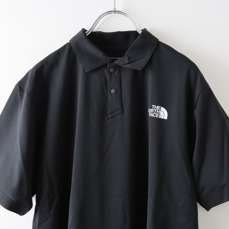ノースフェイス テックポロ NT12399R サイズL 黒 美品 ノースフェイス THE NORTH FACE NT12399R テックポロ Tech Polo