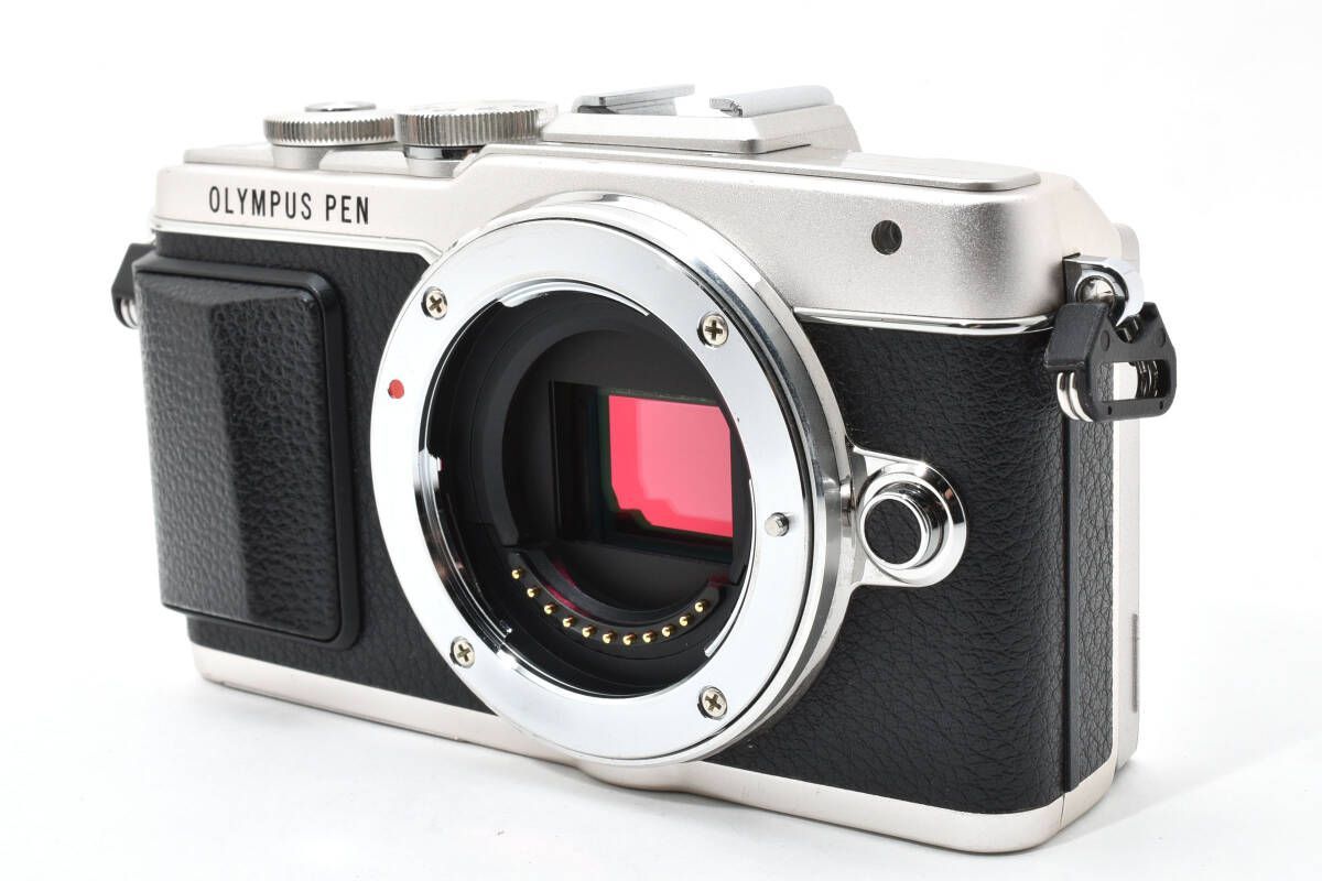 ショット数3797回 オリンパス OLYMPUS E PL 7 シルバー ミラーレス一眼カメラ ボディ L 16 6879