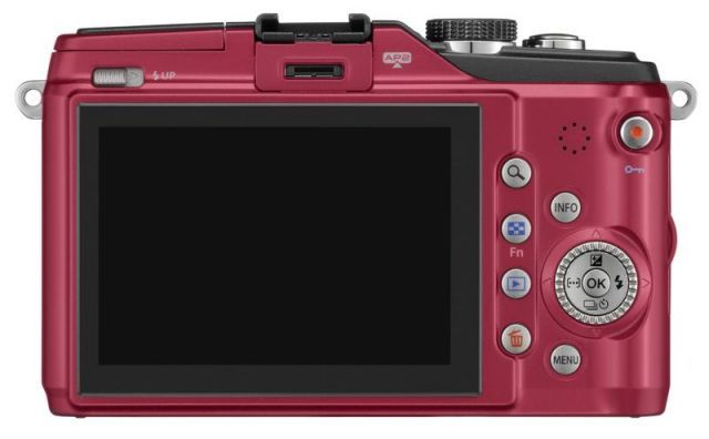 OLYMPUS ミラーレス一眼 PEN E-PL2 ボディ レッド E-PL2 BODY RED