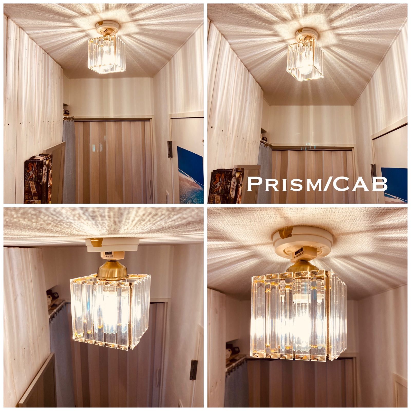 天井照明 Prism/CAB シーリングライト 照明 ライト インテリア LED 天井照明 Prism/CAB シーリングライト プリズム ガラスビーズ ランプ