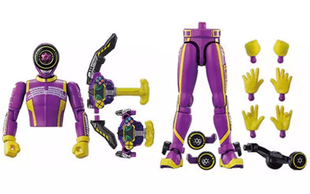 【中古】食玩 トレーディングフィギュア ブンバイオレットセット 「爆上戦隊ブンブンジャー 勇動2」