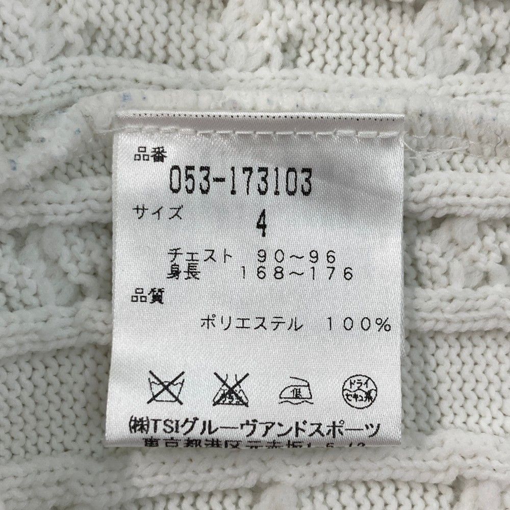 サイズ：4 PEARLY GATES パーリーゲイツ Vネック ニットベスト