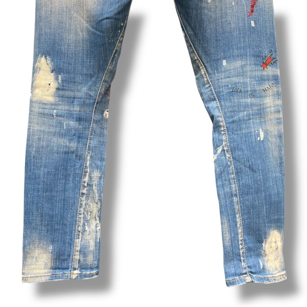 Dsquared2 2021ss セクシーツイスト 42 オレンジ 青 DSQUARED2 18SS Sexy Twist Jean サイズ42 インディゴ S74LB0317