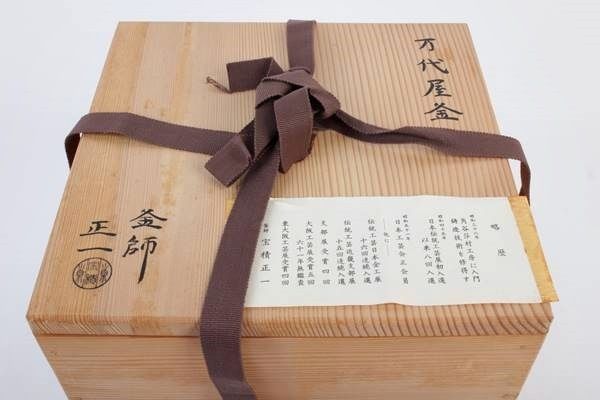 釜師 宝積正一作 『万代屋釜』 茶道具 共布 共箱 在銘 炉釜 茶釜 鉄釜 地紋 骨董 萬代屋釜 寳積 寳積 木箱付 ほうしゃくまさかず  R2204-094 - メルカリ