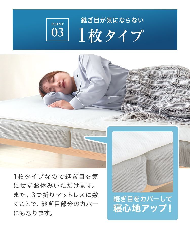 ダブルサイズ 空気を編み込んだ マットレス 洗える 高反発マットレス 高反発マットレストッパー 2cm メッシュ 通気性 体圧分散 敷布団 敷き布団 高反発 トッパー ベッドマット マットレスパッド 高弾性 薄い 軽量 FESA003 NEXPOTALLINN_EU