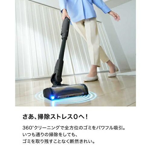 掃除機 シャーク コードレス スタンド付き SYSTEM BOOST コードレス掃除機 シャークニンジャ ウォームブラック 自動ゴミ収集ドック 軽量モデル