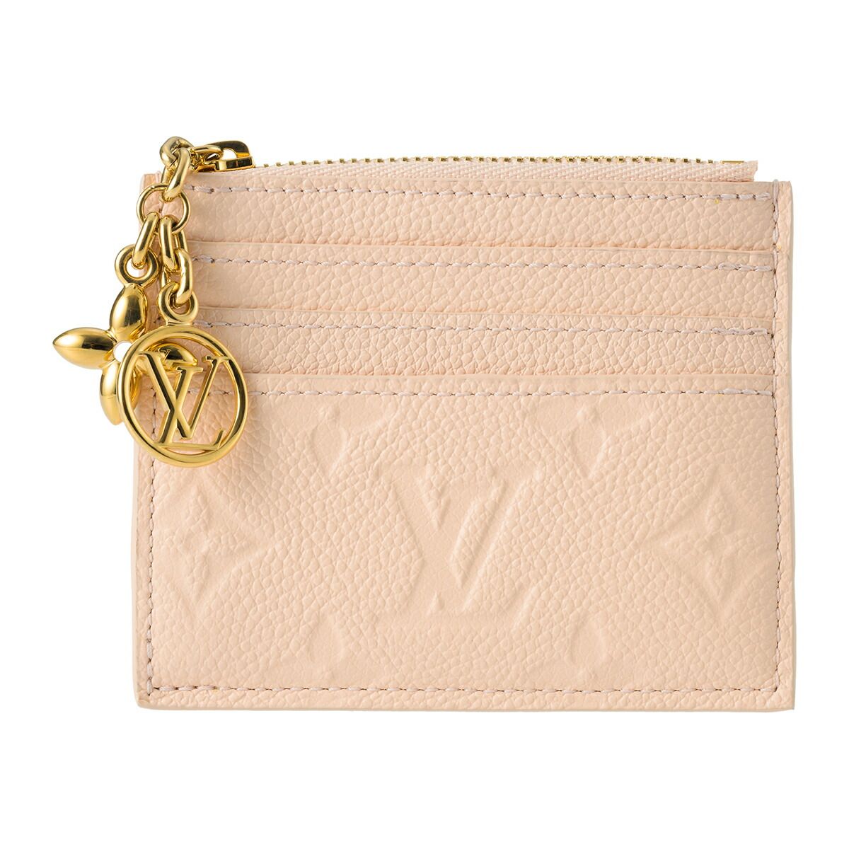 ルイヴィトン Louis Vuitton カードケース ポルト カルト フローラ シャマロウピンク