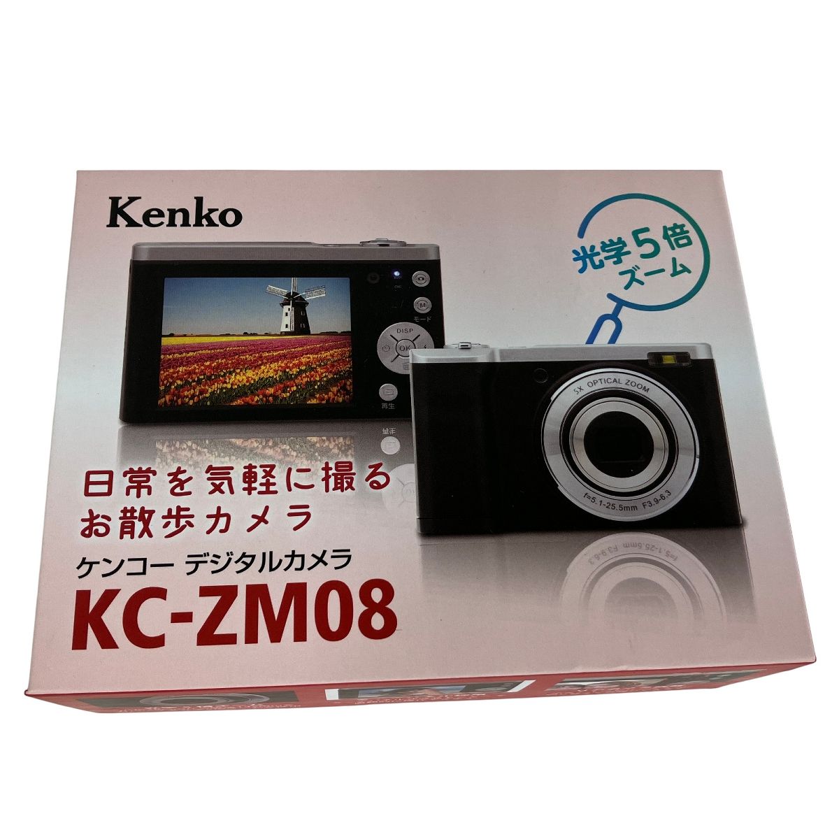 Kenko KC-ZM08 コンデジ 32GB microSD付き ケンコー デジタルカメラ KC