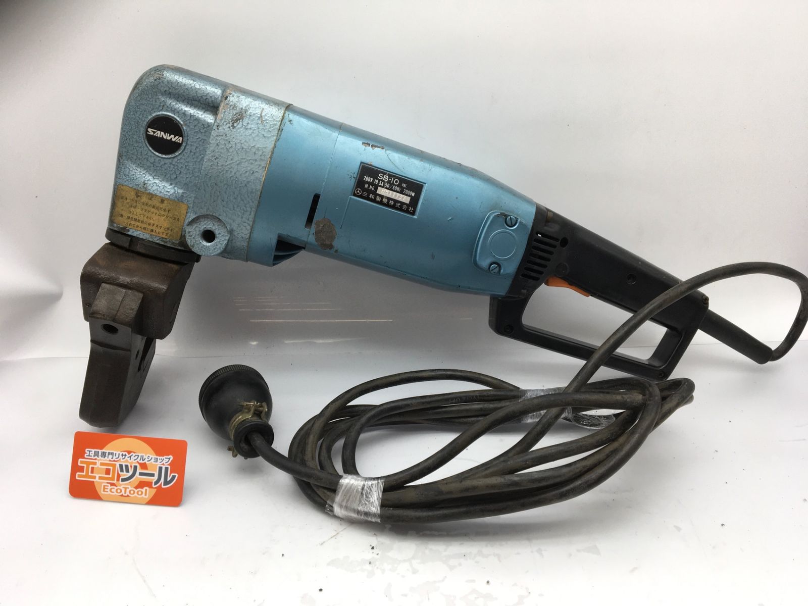 品 〇 サンワ ハイベベリングマシン 200v SB-10 ITAMNQ0LUUVW エコツール知立店 M02