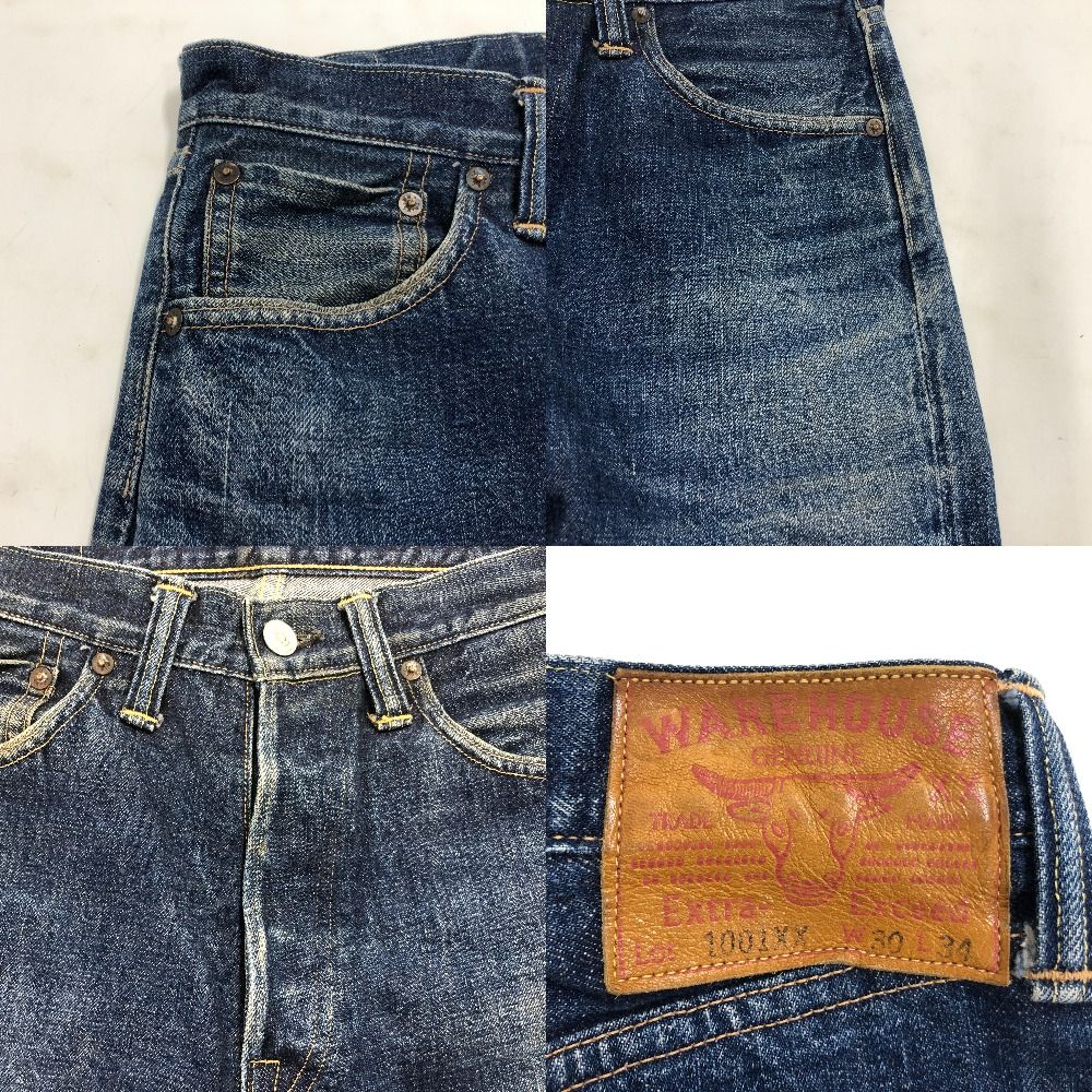 02w17941 ウエアハウス WAREHOUSE 1001XX ボタンフライデニムパンツ 