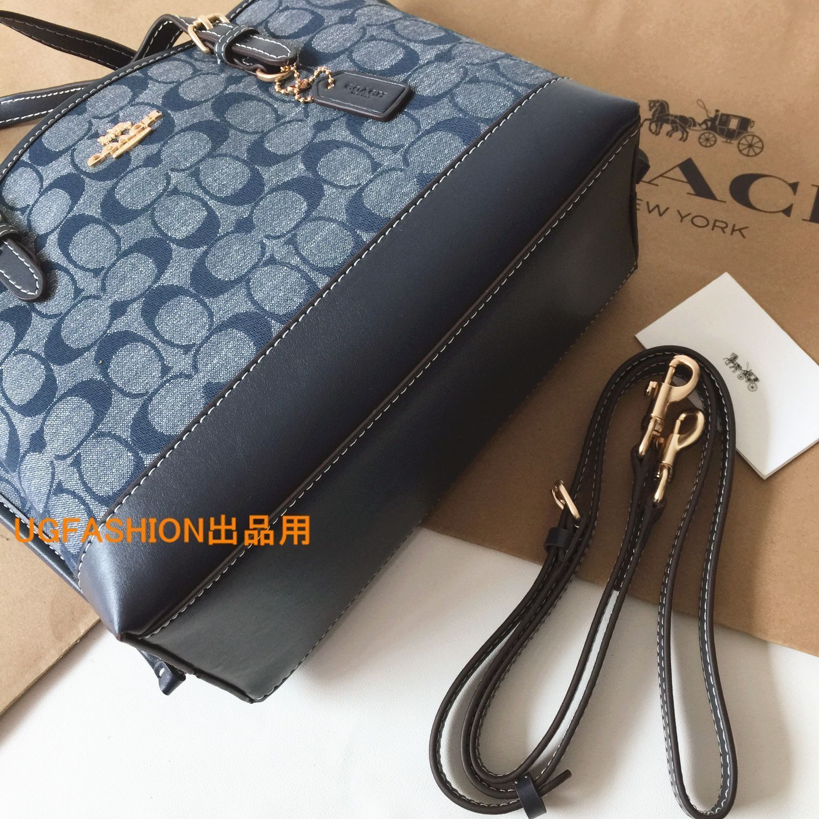 新品未使用 コーチバッグcoach/コーチバッグ ハンドバッグ CH228 デニム トートバッグ ショルダーバッグ クロスボディー レディースバッグ  斜めがけバッグ アウトレット品 紙袋付属 新品未使用 - メルカリ