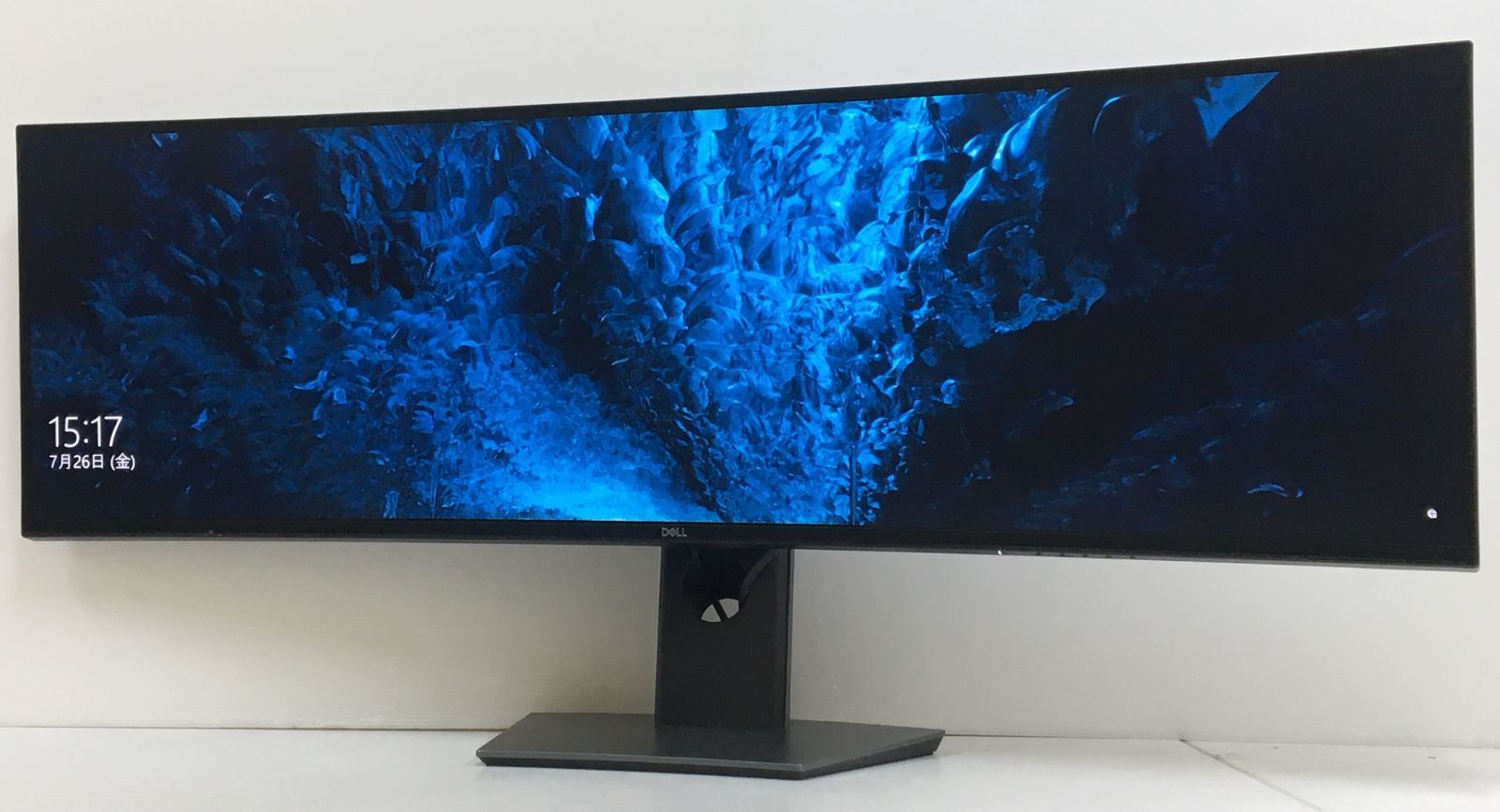 ☆【美品】Dell U4919DW ウルトラワイド液晶モニター 49インチ Dual QHD(5120x1440) HDMIx2/USB Type-Cx1/DisplayPortx1 動作品