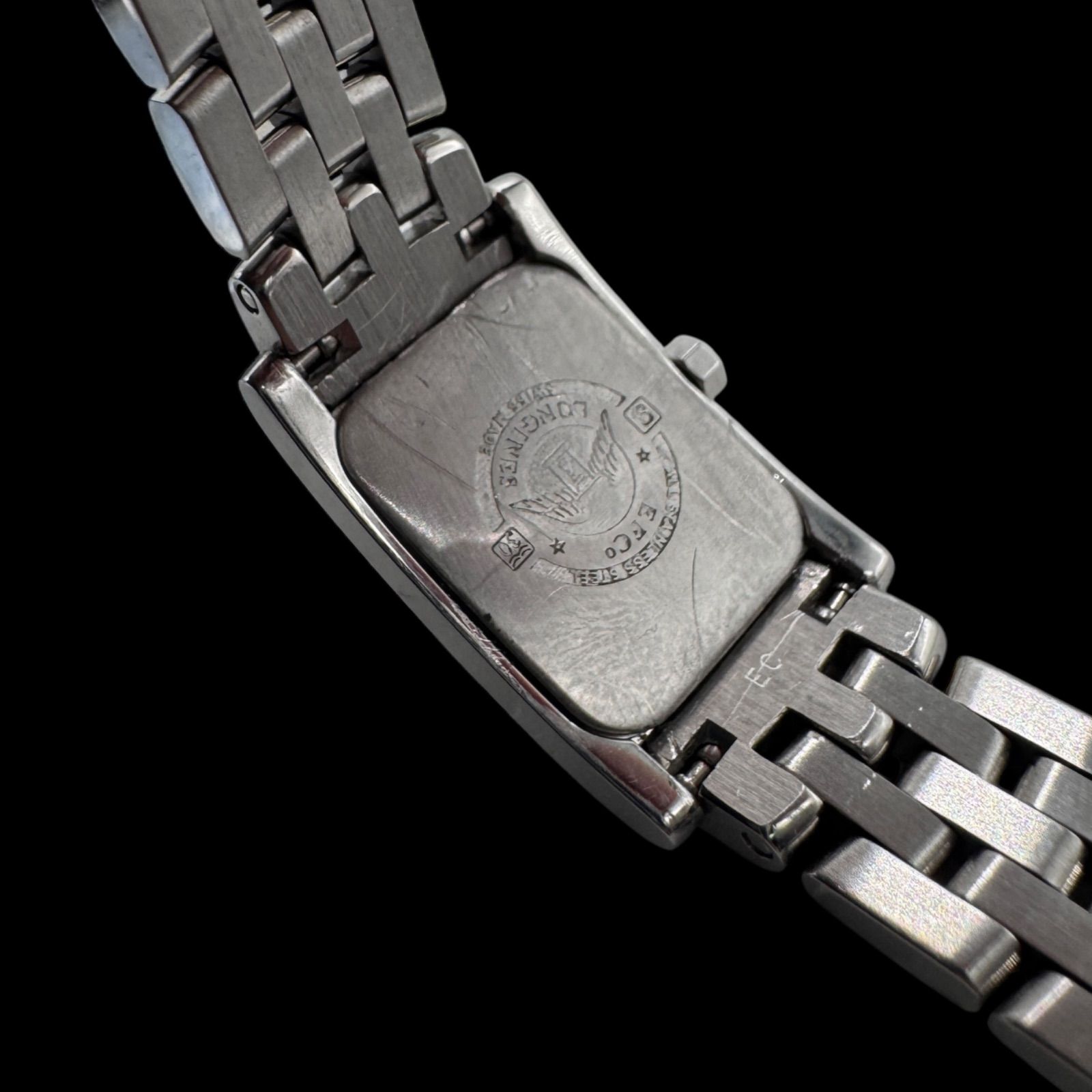 新品電池稼働 高級 LONGINES ロンジン 28P ダイヤベゼル