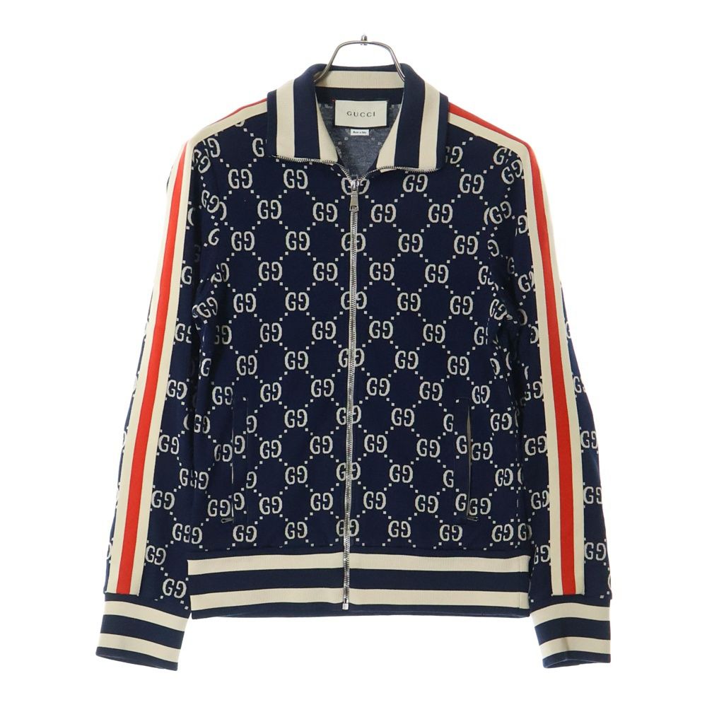 GUCCI グッチ GGジャカード 総柄 トラック ジャケット XL 2025年最新】グッチ gucci トラックジャケットの人気アイテム
