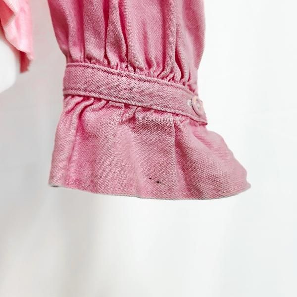 axc ピンクハウス PINKHOUSE シャツ ブラウス ピンク フリル 