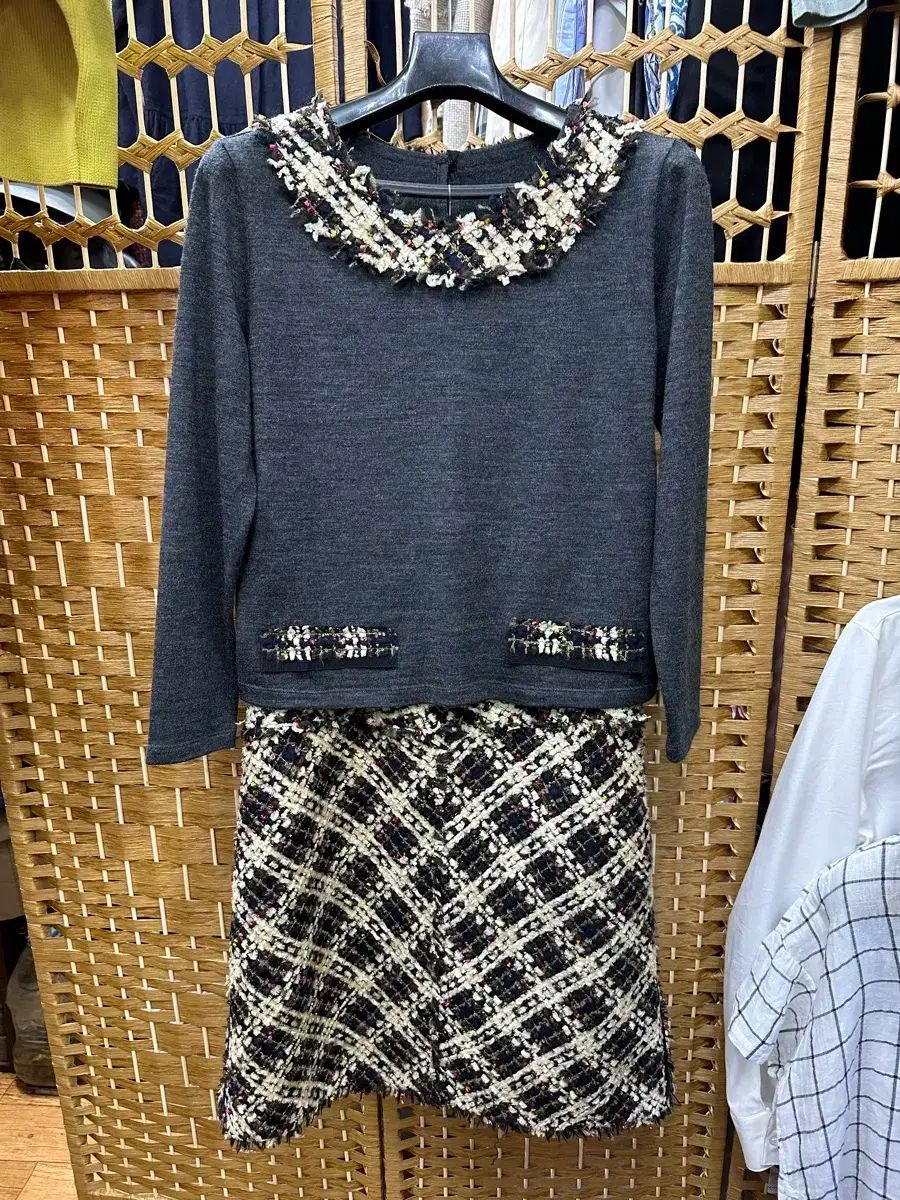 Lanvin 進みます LANVIN(ランバン) ツイード ブレンド ウール