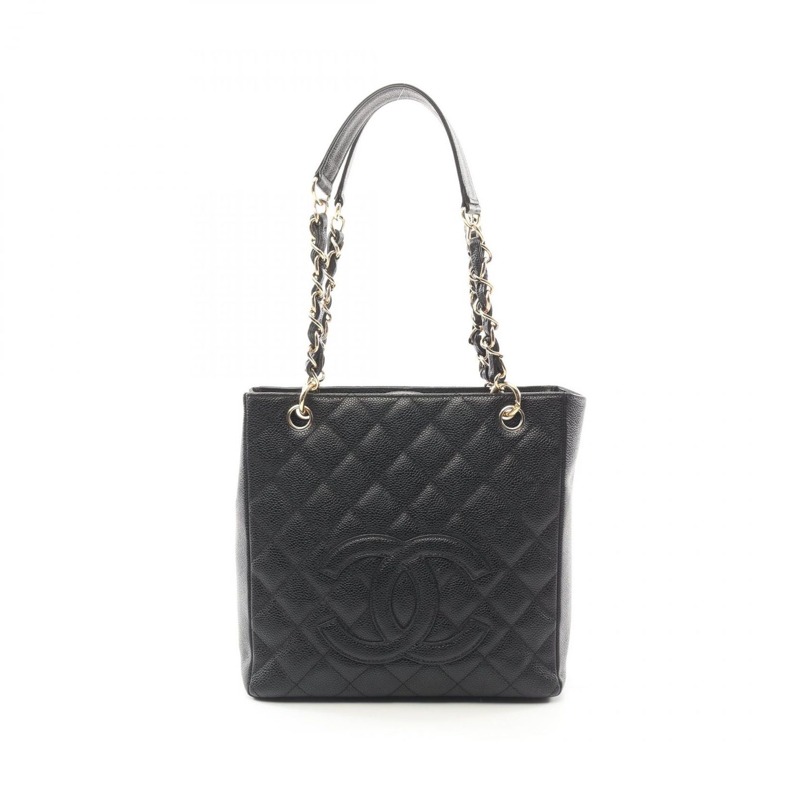 シャネル CHANEL トートバッグ マトラッセ PST A20994 ブラック キャビアスキン グレインドカーフ PSTトート レディース Used B