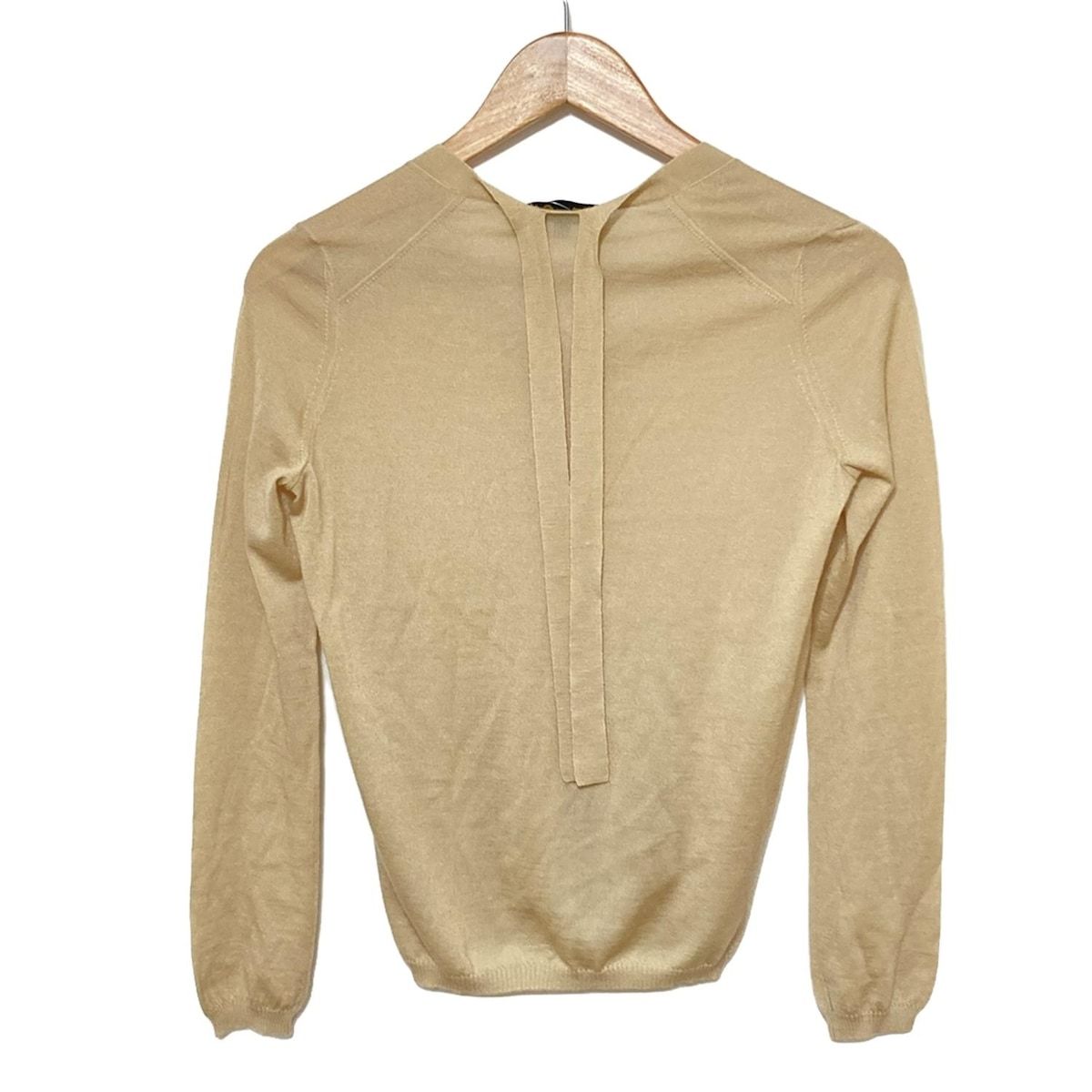 S32 ドゥロワー レディース ニット カシミヤ混 ベージュ Mサイズ 美品 S32 ドゥロワー レディース ニット カシミヤ混 ベージュ Mサイズ