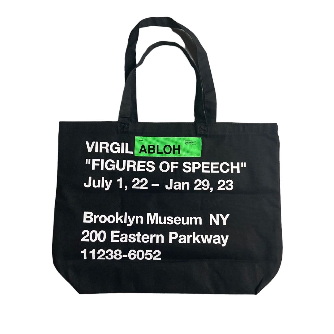 virgil abloh × Brooklyn Museum Figures of Speech tote bag トートバッグ ヴァージル アブロー  off white pyrex vision nike