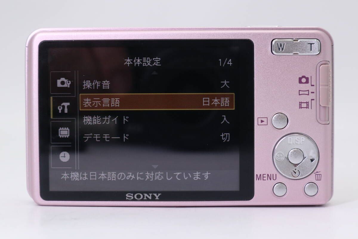 SONY DSC-W350D コンパクトデジタルカメラ ソニー ピンク (f05589 