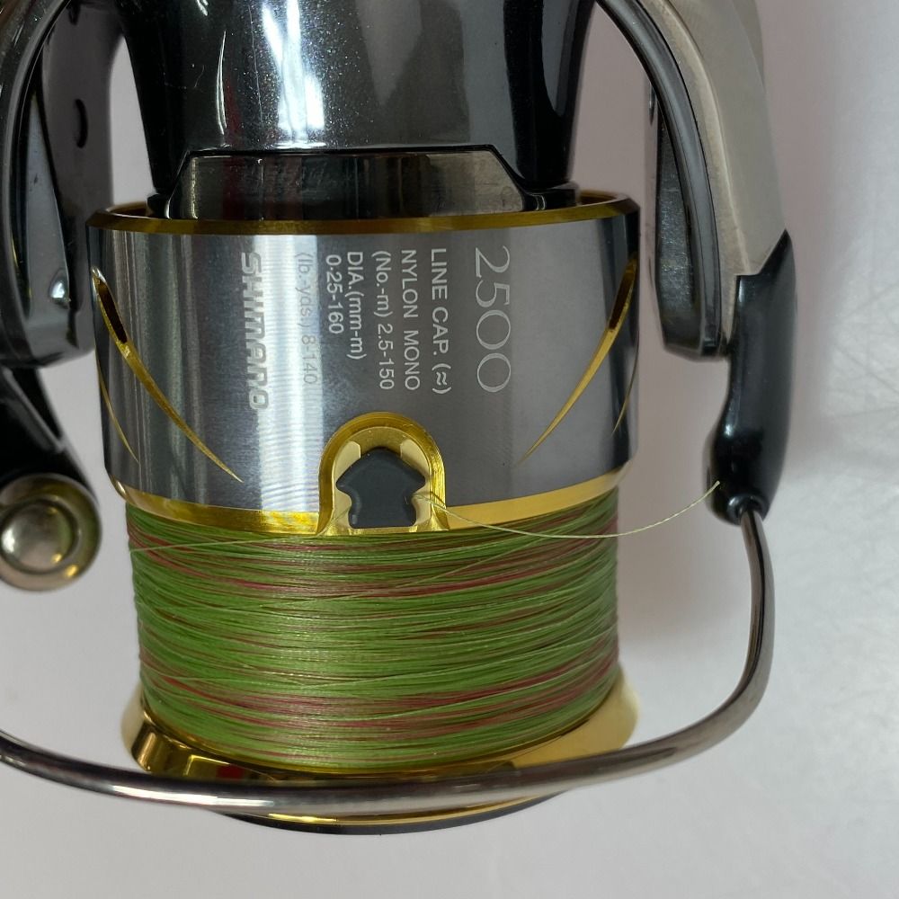 SHIMANO シマノ スピニングリール 14ステラ 2500 夢屋ノブ、スタンド付