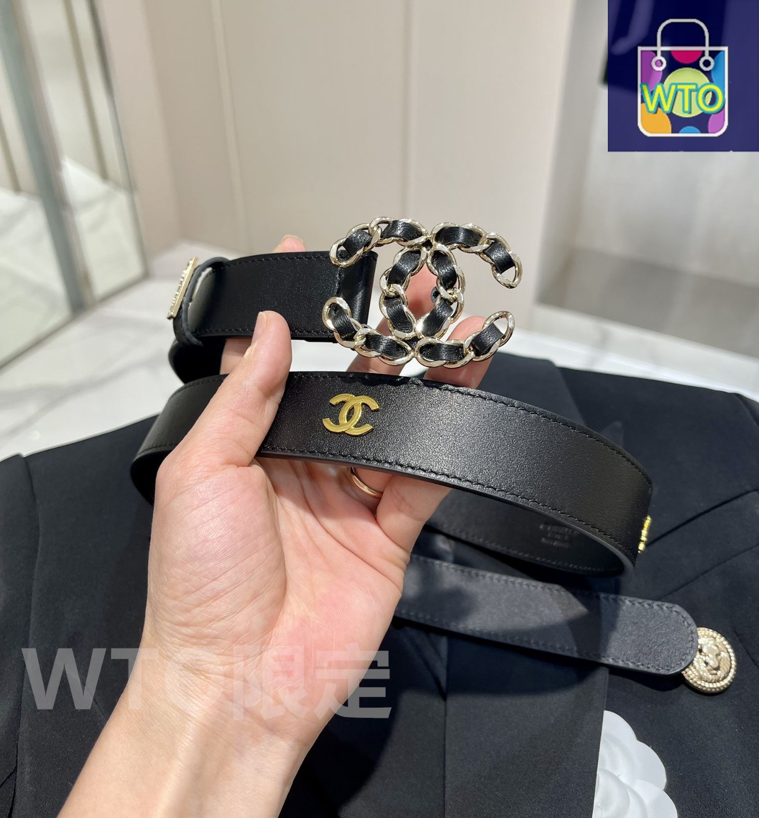 【TM10-300-10】シャネル ロゴ バックル レディース ベルト TM10-300-10】シャネル ロゴ バックル レディース ベルト CHANEL