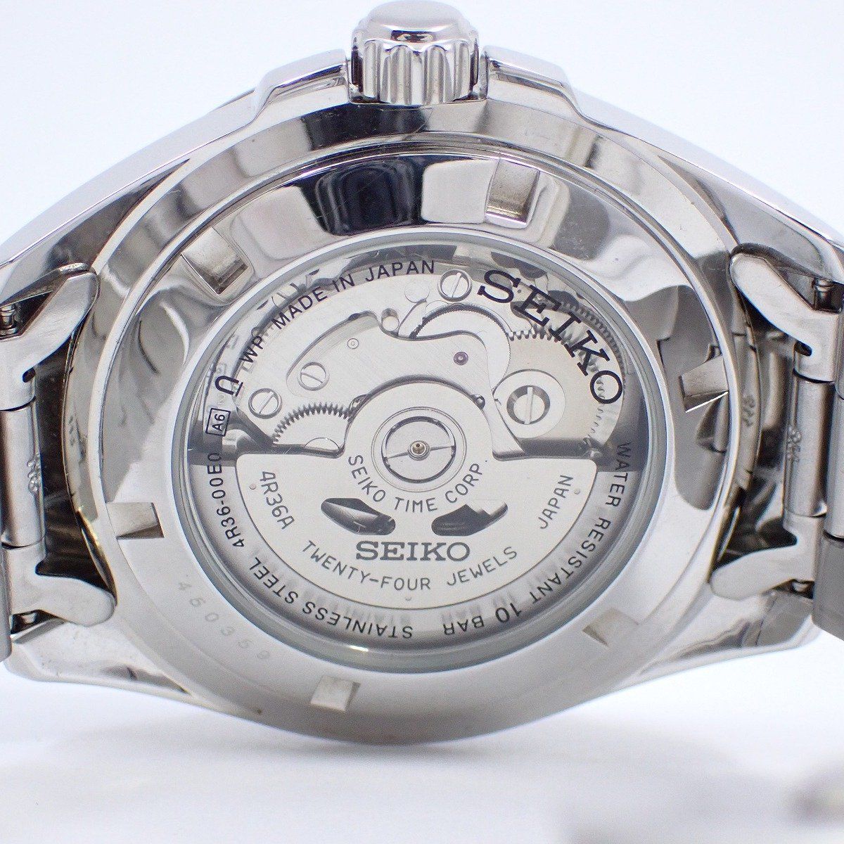 SEIKO セイコー 5スポーツ メカニカル 自動巻き メンズ 腕時計 黒文字 