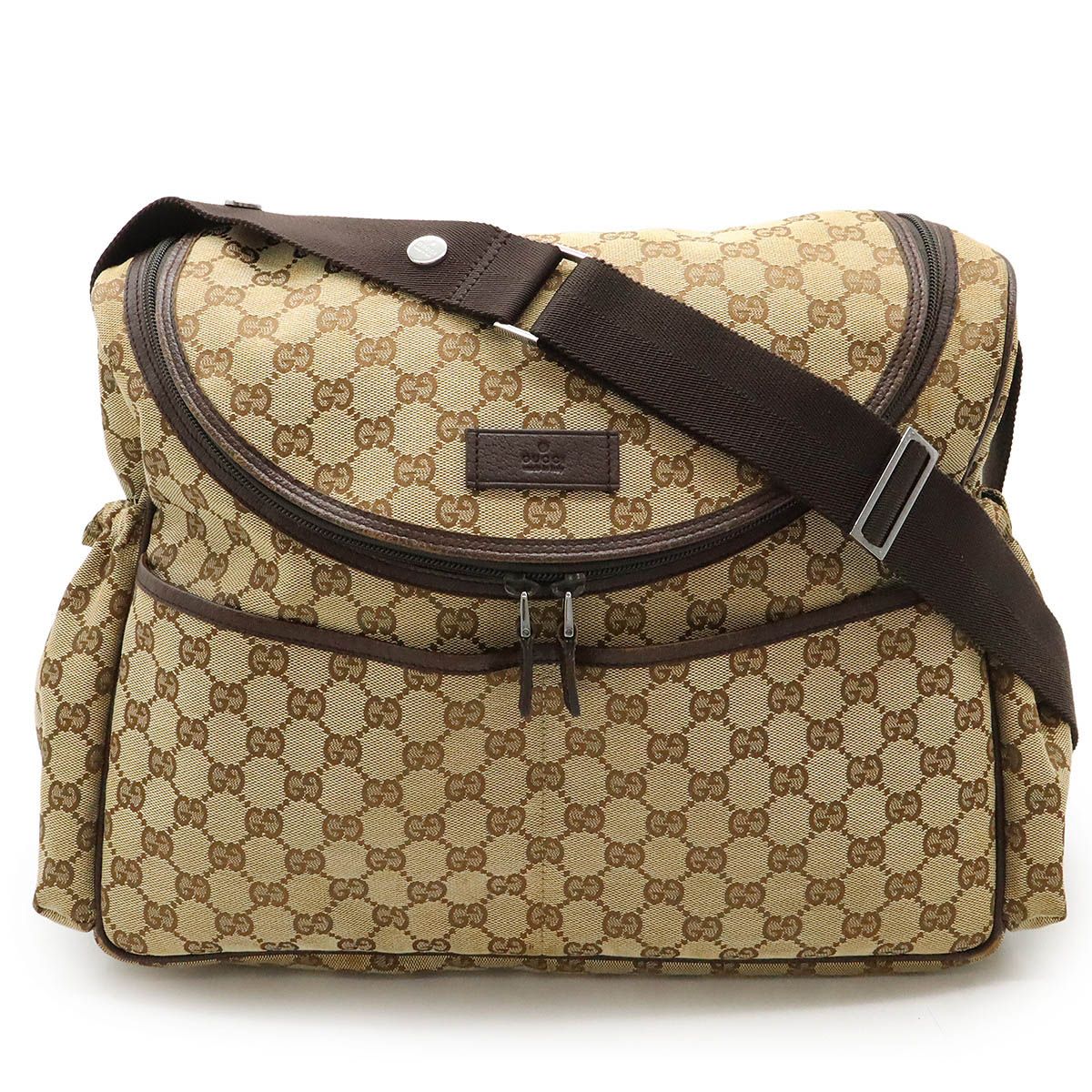 GUCCI グッチ GGキャンバス マザーズバッグ メッセンジャーバッグ