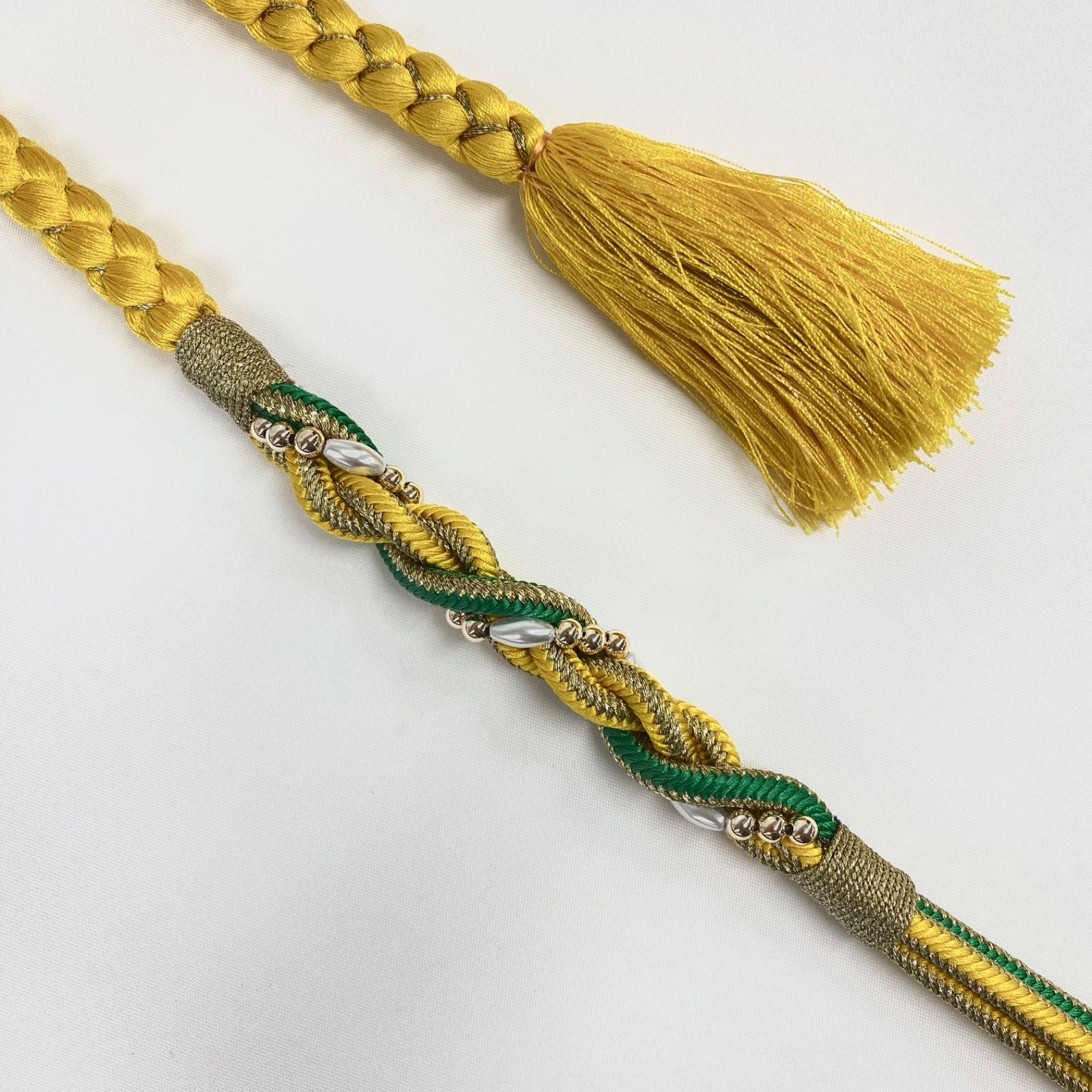 振袖用帯締め 飾り付き