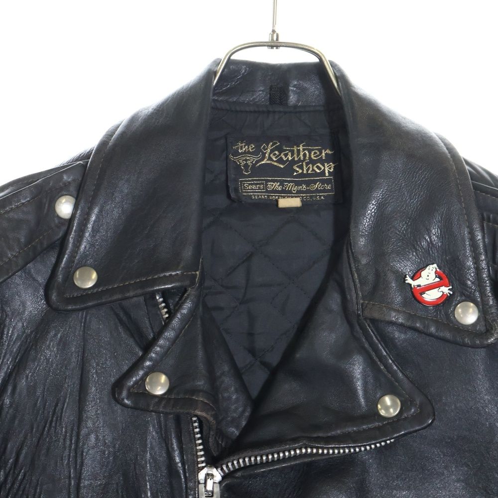 70s sears ダブルライダースジャケット 美品 VINTAGE (ヴィンテージ) 60-70s Sears シアーズ ダブル