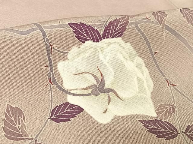 平和屋着物○加賀友禅の巨匠 初代 由水十久 訪問着 枝花文 霞色地 正絹  