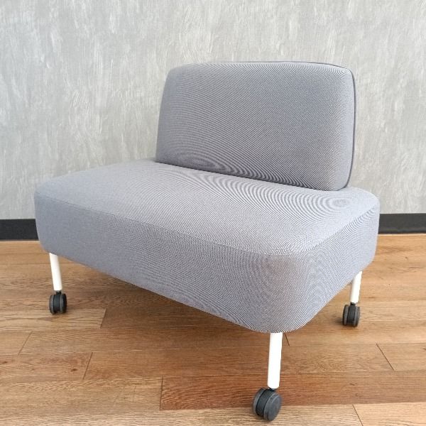 OKAMURA オカムラ 2人掛け コーナーソファ ライブスコラボレーションソファ M8F12H-FKY2 製 グレー ソファー 1人掛け コンパクト