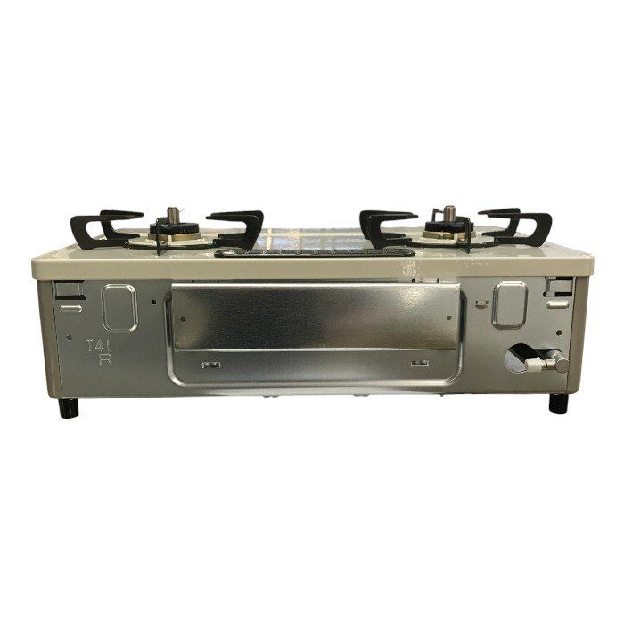 リンナイ ガステーブル クリームベージュ 都市ガス用 水無し片面焼き  