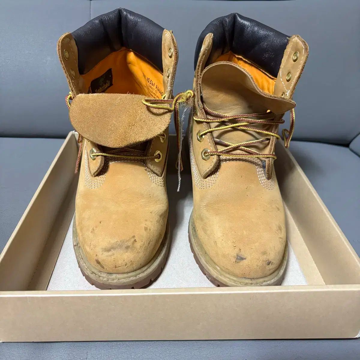 ティンバーランド 6インチ ウォータープルーフ ブーツ ウィート ヌバックレザー 240