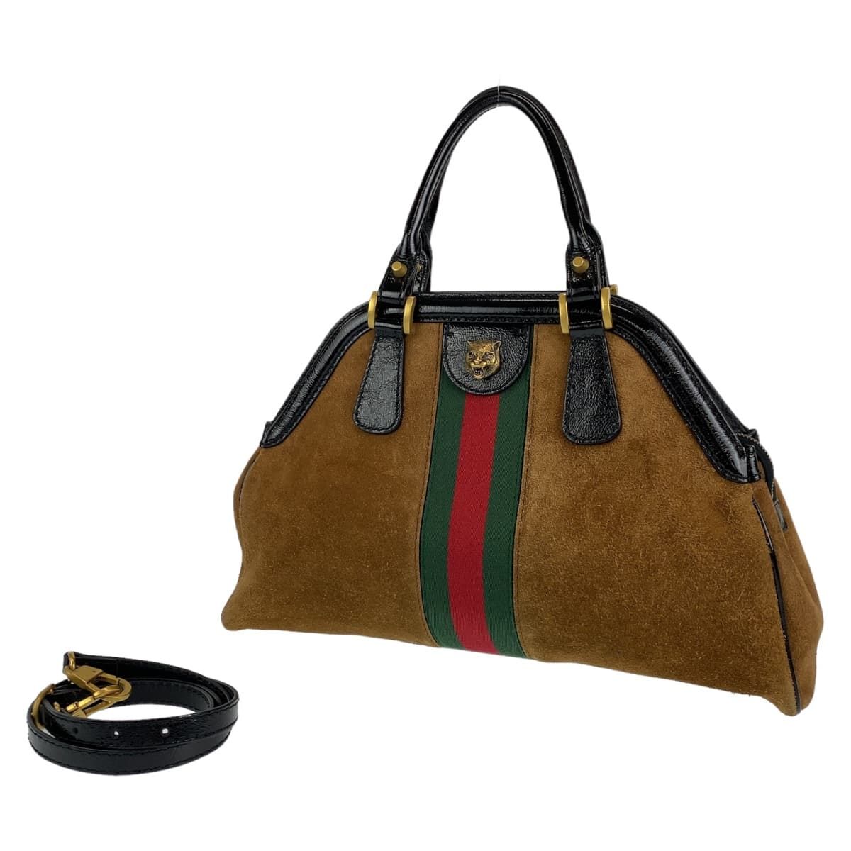 GUCCI グッチ シェリーライン オフィディア タイガーヘッド 2way 