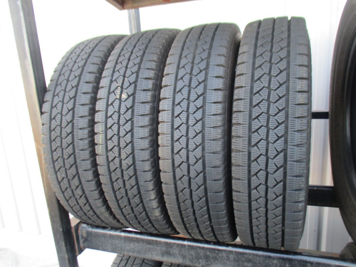 165R14 6PR ブリヂストン BLIZZAK VL1 スタッドレス 製 4本 T60130809 インボイス領収書発行