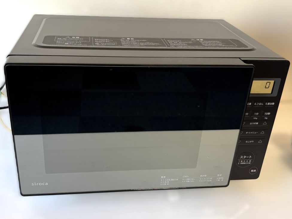 動作品 siroca 電子レンジ シロカ SX-18D132 2021年製