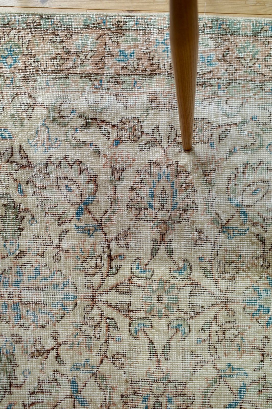 トルコ ヴィンテージラグ ピンクフローラル トルコ ヴィンテージラグ