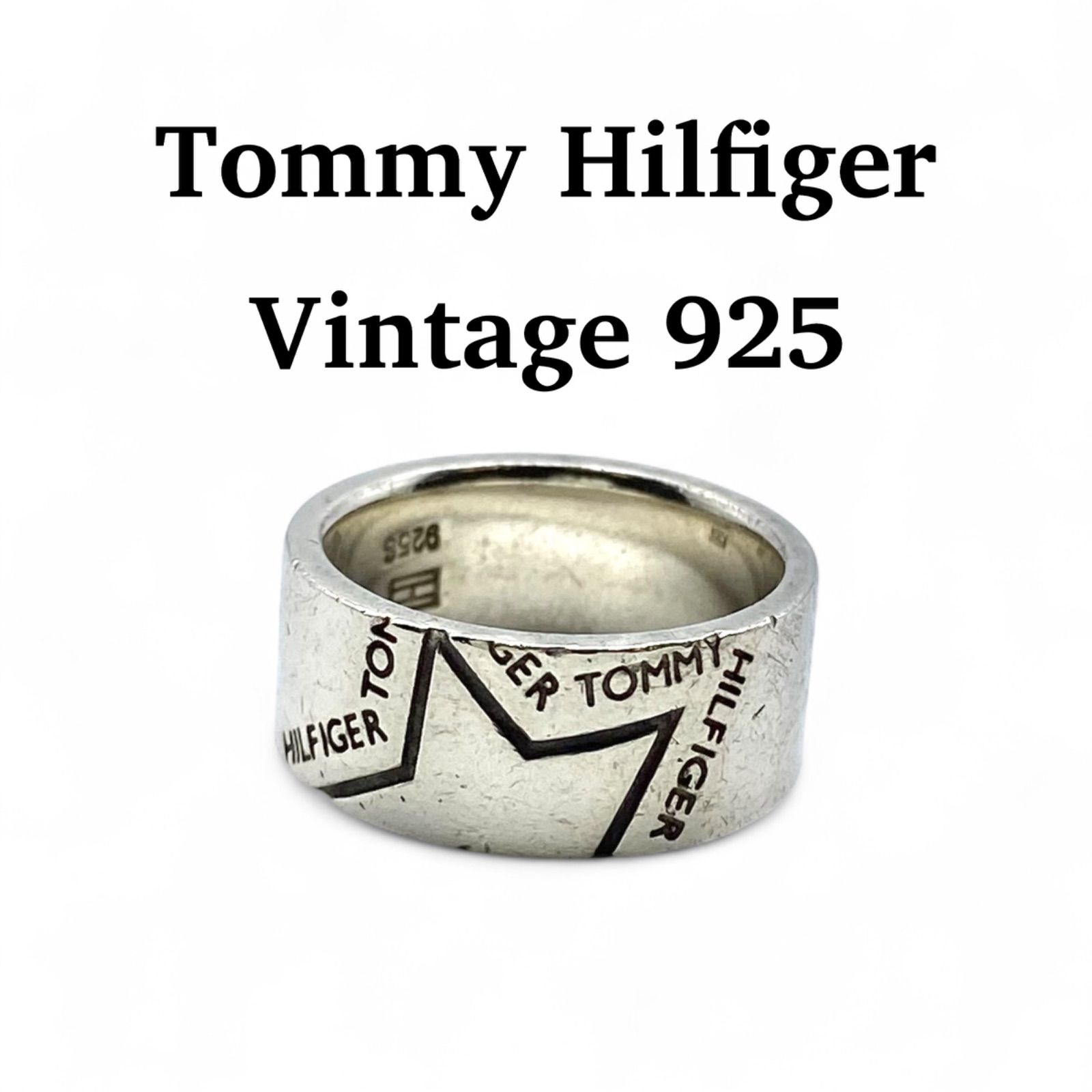 超激レア】Old Tommy Hilfiger スターモチーフ Silver 925 刻印 00s 