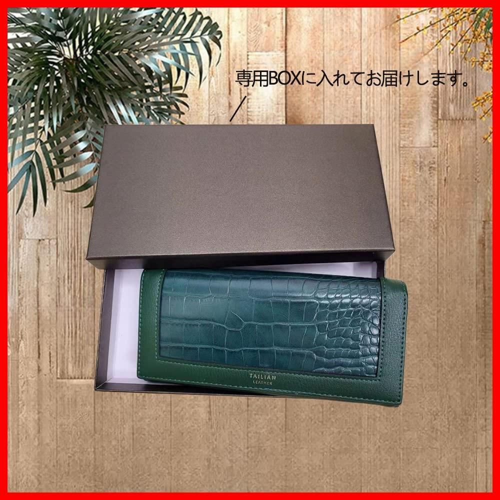 在庫セール】TwinkleBubble財布 レディース 長財布 本革 多機能 長財布 レディース 使いやすいカードケース レディース財布 2つ折り  人気ブランド コインスルー 大容量 じゃばら 大きく開くじゃばら型 (ネイビー)