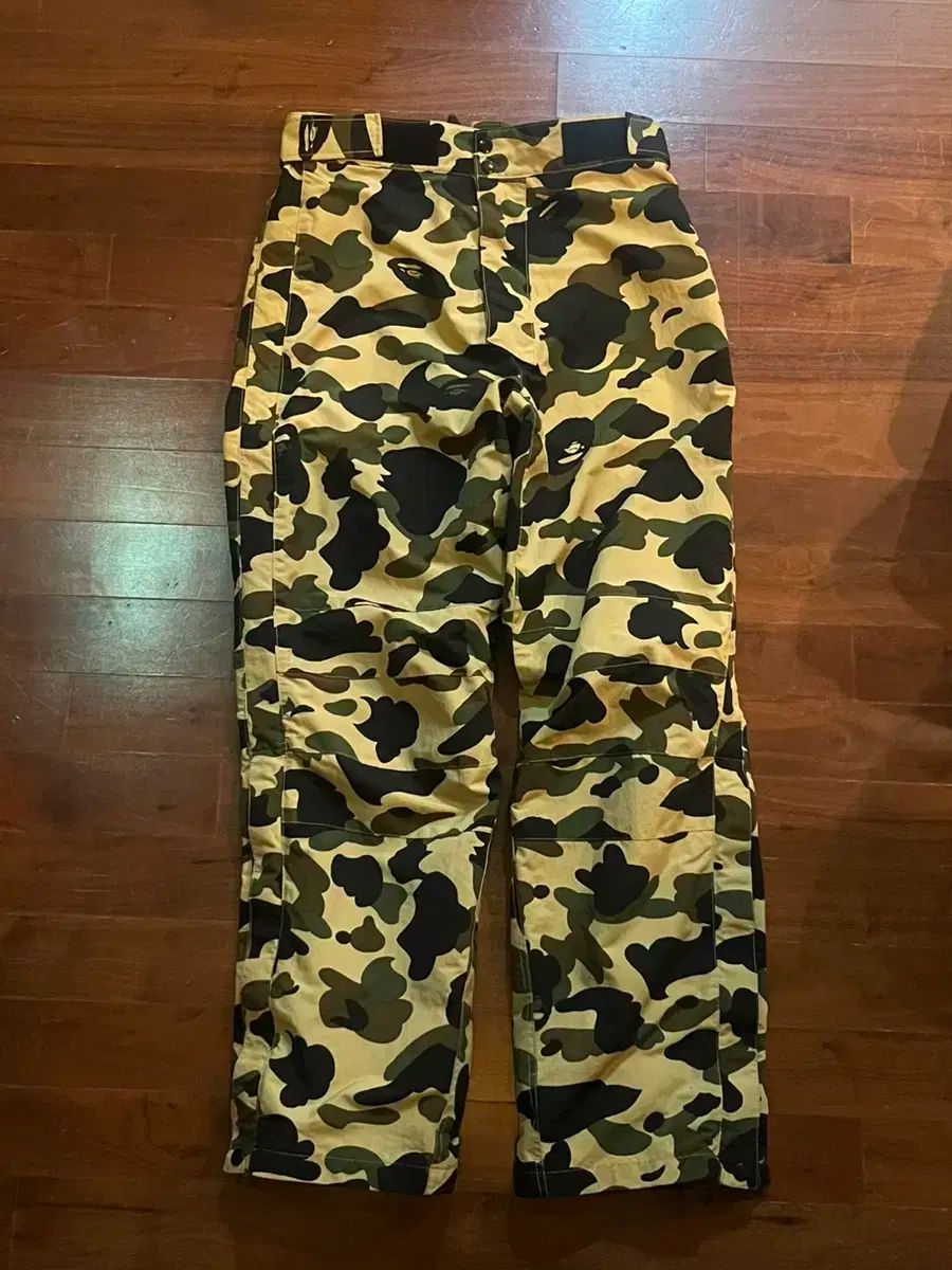 Aape A BATHING APE エイプ 迷彩 カーゴパンツ カモ柄 S A BATHING