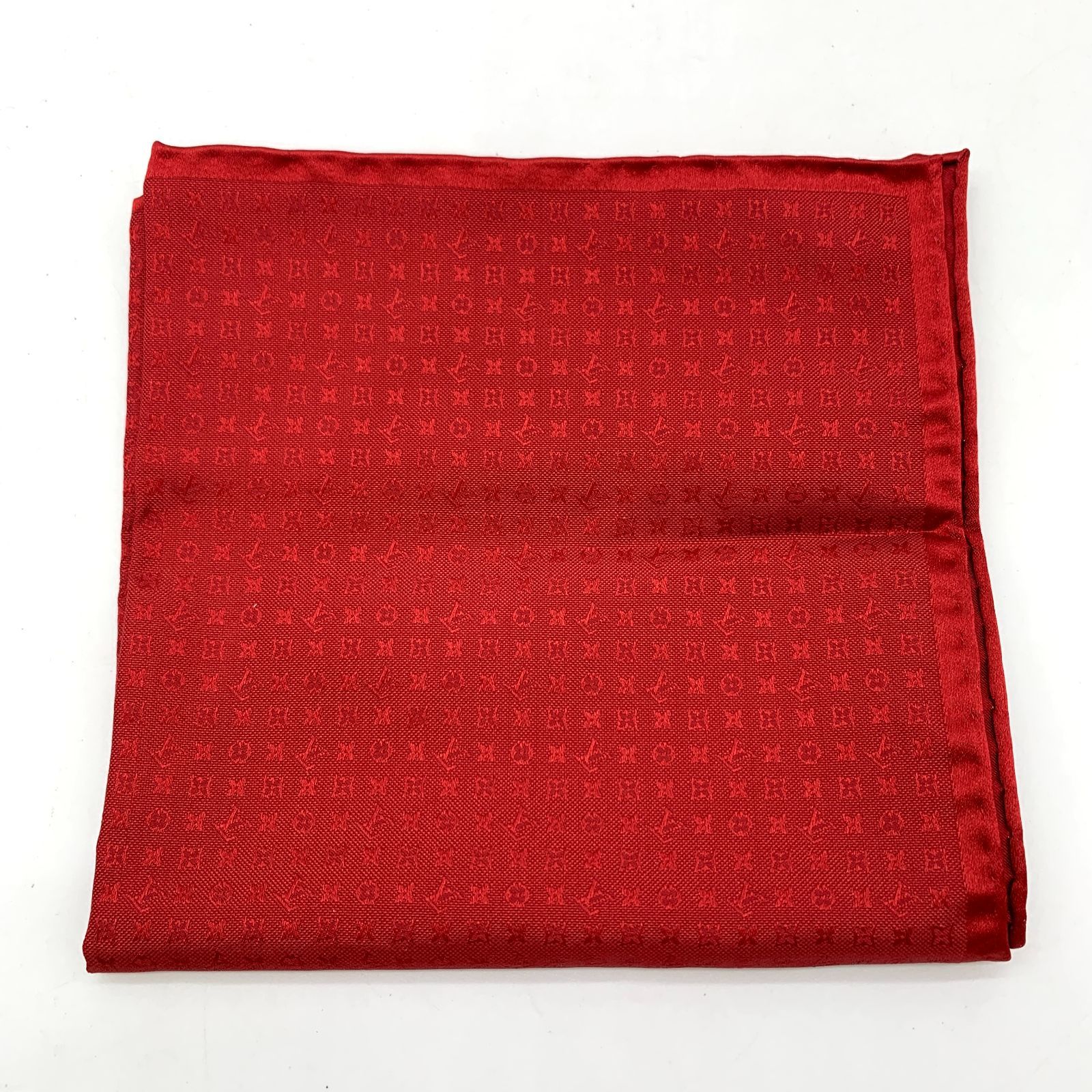 ▽【SAランク】Louis Vuitton ルイヴィトン モノグラムライン ハンカチ