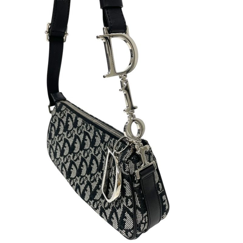 Dior クリスチャンディオール　ワンショルダー　トロッター　肩掛け　レディース Dior ディオール トロッター ワンショルダーバッグ ブラック